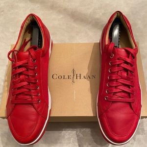 cole haan vartan sport oxfords tango red